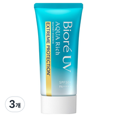 Biore 蜜妮 UV 豐潤水感精華 極致防護 SPF50+ PA++++, 50g, 3個