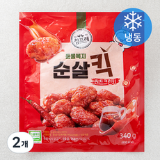 참프레 동물복지 인증 순살킥 레드크런치 (냉동), 340g, 2개