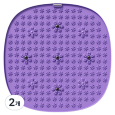 데일리쿠 시원한 지압마사지기 610g 55 x 55 cm, 2개, 퍼플