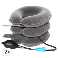 Blubera 頸部伸展3段式護頸 灰色, 2個