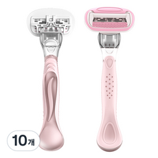 女用4層刀片可替換美體刀, 10個, 1入