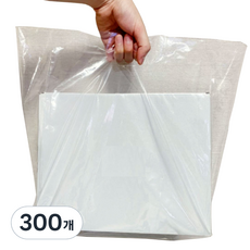 PE透明塑料購物袋透明40號100p, 300個, 透明