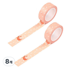 빨강머리앤 마스킹 테이프 15mm x 10m, 벚꽃앤, 8개