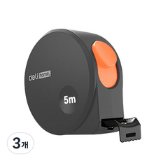 deLi 得力 Home系列捲尺 橘色, 3個, 5m