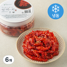 제철진미 탐스럽고 쫄깃한 명태회 (냉동), 300g, 6개