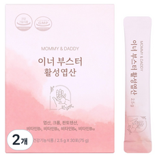 마미앤대디 이너 부스터 활성엽산 30p, 75g, 2개