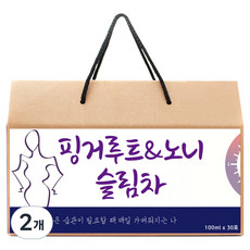 노니핑거루트 슬림차 30p, 2개, 3L
