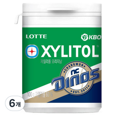 롯데자일리톨 KBO 오리지날 껌 NC 다이노스, 100g, 6개
