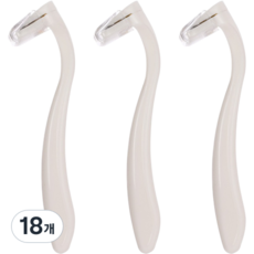 바디애 여성용 다리털 제모 면도기, 1개입, 18개