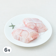 미감어보 국내산 손질 효온처리 생물 토막 물메기 (냉장), 6개, 300g