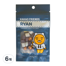카카오프렌즈 캔디미 라이언 수제사탕 파우치, 35g, 6개