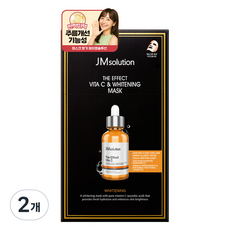 JMsolution 肌司研 The Effect 維他命C & 亮白面膜, 10入, 2個