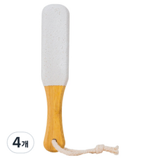 예담소 양면 화이트우드 발각질제거기, 61.5g, 4개, 1개입