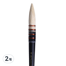 TRANSON My Daily高級羊毛油漆壓克力刷, 12號, 2個