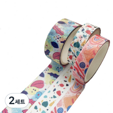 Easy Store 可愛紙膠帶組, 2套, 塗鴉(3捲組)