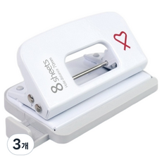 buyhearts 2孔迷你固定打孔機 B-M2H, 3個, 隨機出貨