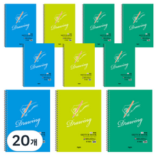 PENPIA 3 000 寫生簿 隨機出貨, 8開, 15張, 20個