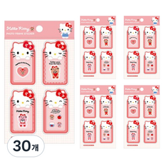 산리오 캐릭터즈 포토프레임 스티커, 01 헬로키티, 30개