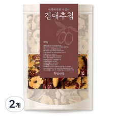 한방선생 구운대추 슬라이스 칩, 400g, 2개