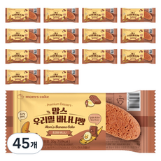 맘스케이크 우리밀 바나나빵 초코와 바나나, 30g, 45개
