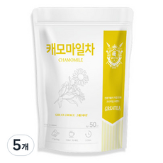 Greatea 캐모마일차, 1g, 50개입, 5개