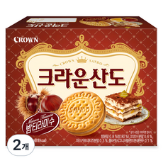 크라운산도 밤 티라미수, 161g, 2개