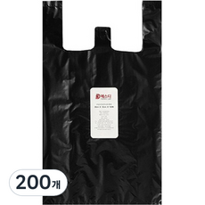 SD A級超市用塑膠袋 黑色, 10L, 200個