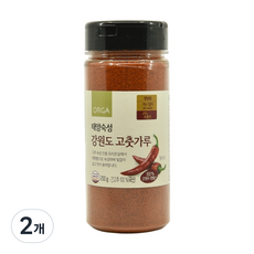 올가홀푸드 태양숙성 강원도 고춧가루, 200g, 2개