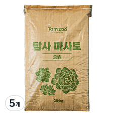 탐사 마사토 중립, 20kg, 5개
