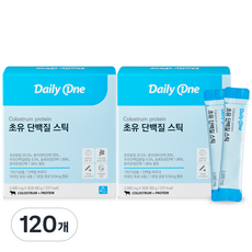 데일리원 초유 단백질 스틱, 60g, 4개