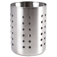 HIKARI 日光生活 不鏽鋼筷匙筒 H267, 1個, 銀色