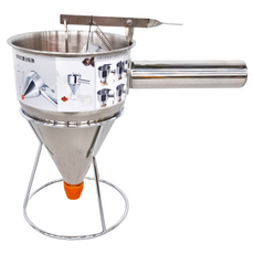 Betty's 焙蒂絲 焙蒂絲 多功能麵糊定量分配器 + 架子, 銀色, 1組