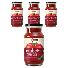 CJ BEKSUL 白雪 阿拉比亞塔番茄義大利麵醬, 610g, 4個