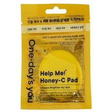 One-day's you 蜜光C爽膚棉, 亮白保濕活力棉片, 一步到位溫和亮膚護理，10片, 1包