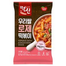 Dongwon 東遠 粉紅醬辣炒年糕 360g 韓式道地風味 Q彈年糕 方便速食, 1包