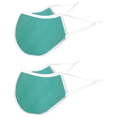 하하비샵 등산 방수 파스텔컬러 마스크 아동용 S, 1개입, 2개, 청록