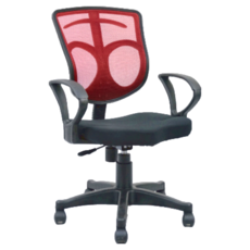 收納王妃 舒適辦公椅 台灣製 NP-07, 紅色