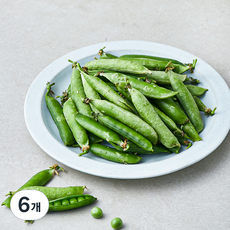 국내산 완두콩, 500g, 6개