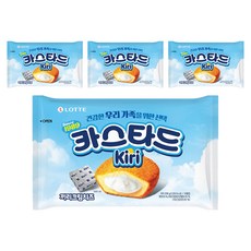 롯데웰푸드 카스타드 끼리크림치즈, 4개, 230g