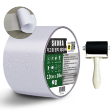 SKORA 防滑膠帶 10cm x 10m 透明 + 滾輪組, 1個