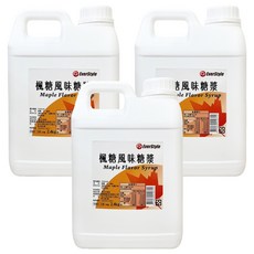 EverStyle 柏泰 楓糖風味糖漿 2.4kg, 3桶