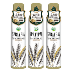 SPRAYPAL 噴寶 氣炸鍋專用噴霧式 玄米油, 120ml, 3瓶