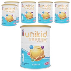 BabyMik 佑爾康貝親 嬰兒配方奶粉 1號 0~12月, 850g, 6罐