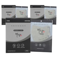 미담마스크 황사방역 칼라핏 새부리형 2D 마스크 대형 KF-94 개별포장, 20개입, 3개, 카키
