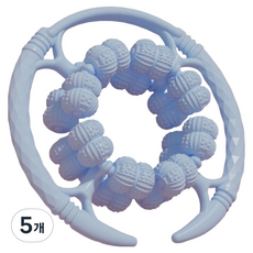 Soul Rich 圓形腿部按摩滾輪, 5個, 藍色
