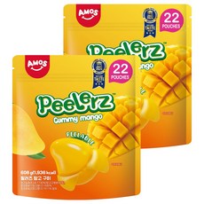AMOS 阿麥斯 Peelerz剝皮芒果軟糖, 2包, 608g
