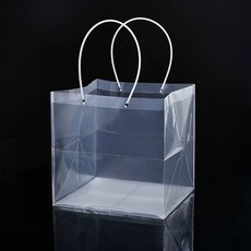 PVC 대형 투명 포장 비닐쇼핑백, (사각)오버사이즈, 2개