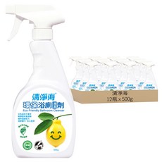 清淨海 環保浴廁清潔劑, 12瓶, 500g