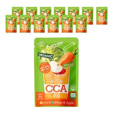 홀베리 아침엔 클렌즈 유기농 CCA 주스 14p, 80g, 14개