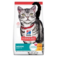 힐스사이언스다이어트 어덜트 고양이 기능성 사료, 인도어, 1.58kg, 1개
